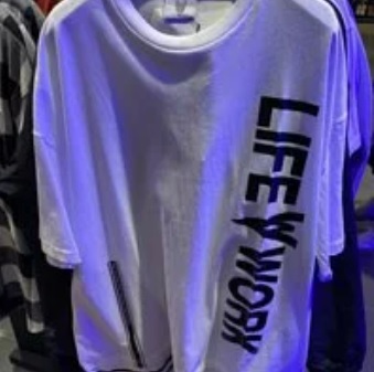 [S] LIFEWORK TEE SHIRT,WHITE, LW192TS052-1-00 FINAL SALE (SLW27)