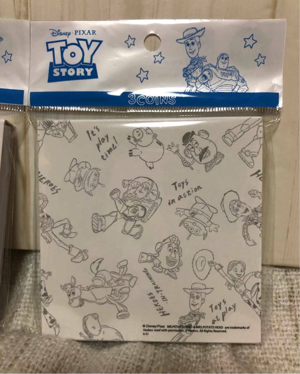 日本 3coins x Toystory Memo紙