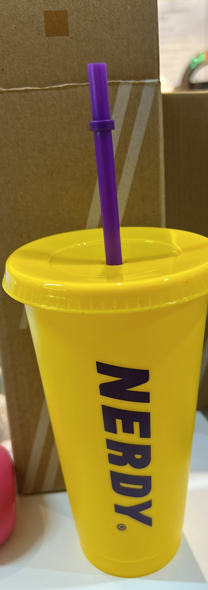 [S] NERDY DNA REUSABLE TUMBLER, YELLOW, 8809786156299 PWP (SN49)