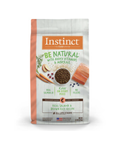 INSTINCT® 低穀物配方全犬糧三文魚糙米乾糧 4.5LB/24LB