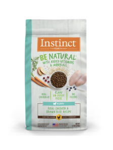 INSTINCT® 低穀物配方幼犬雞肉糙米乾糧 4.5LB/24LB
