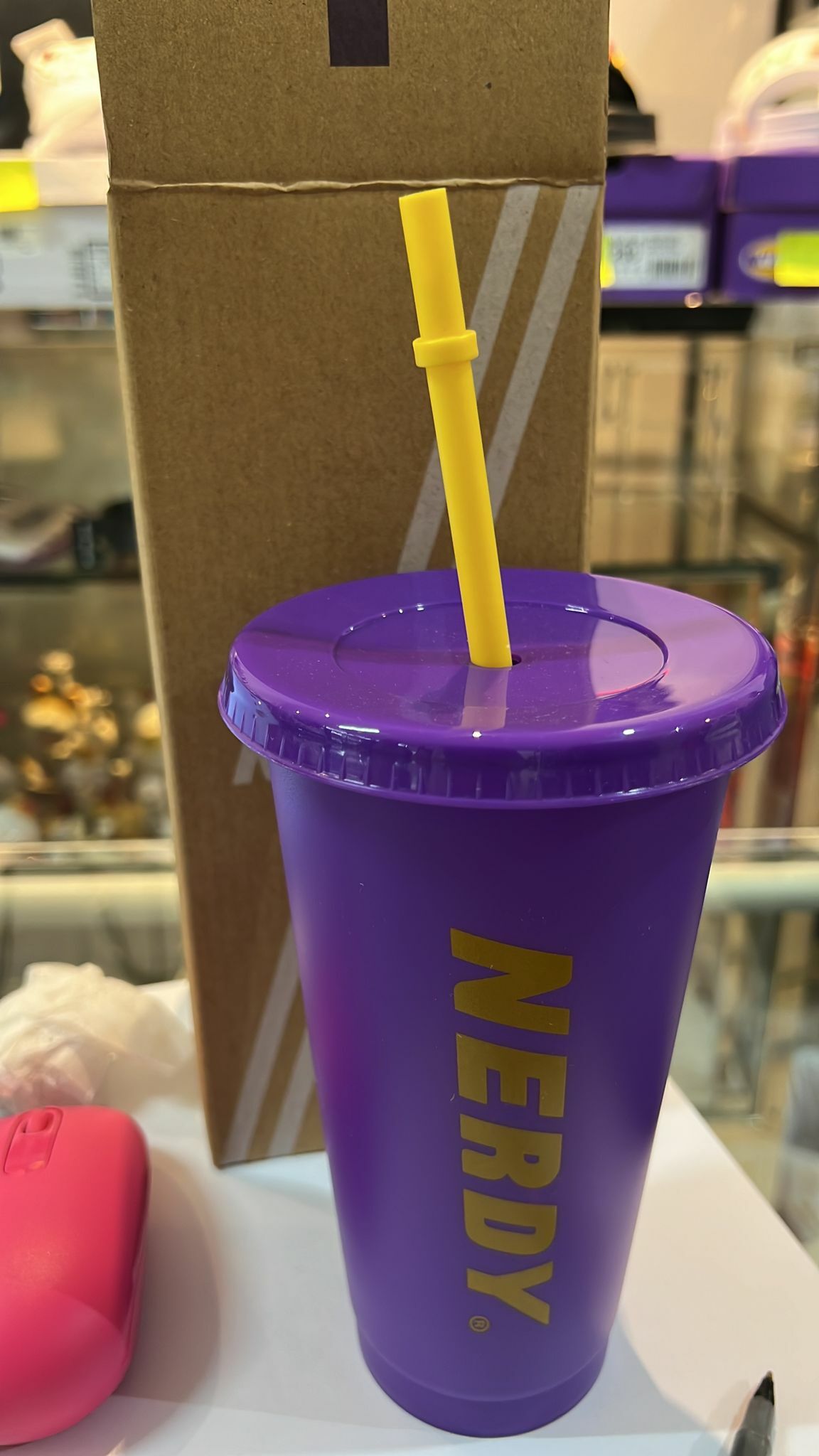 [S] NERDY DNA REUSABLE TUMBLER, PURPLE, 8809786156305 PWPV(SN50)