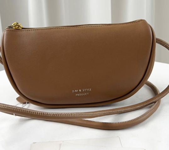 焦糖咖 真皮牛皮肩背包 / 側背包  #SM-8503