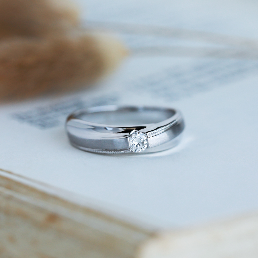 諾言 — 15分鑽石男戒