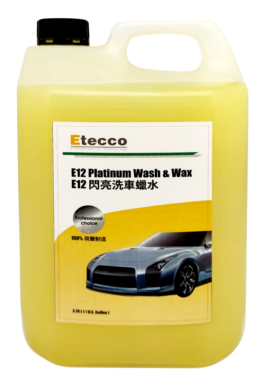 ETECCO 閃亮洗車蠟水 (E12-Platinum Wash & Wax)