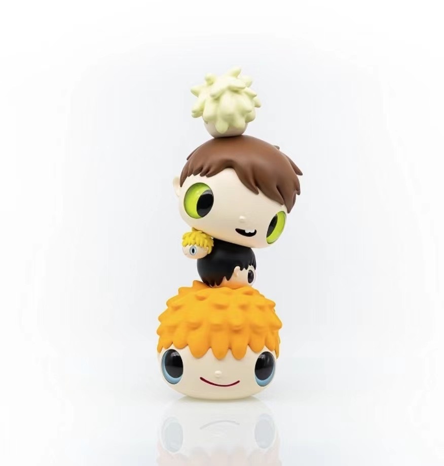 Javier Calleja 大眼仔 東京個人展「MR.GÜNTER THE CAT SHOW」限量雕塑 Edition Sofubi 「Heads (ver.2)」