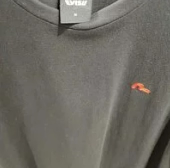 [S] EVISU CHAIN EMBROIDERY HILLS LOOSE FIT SHORT SLEEVE T-SHIRT,BLACK, EU5UTS925-BLACK (SEV29)