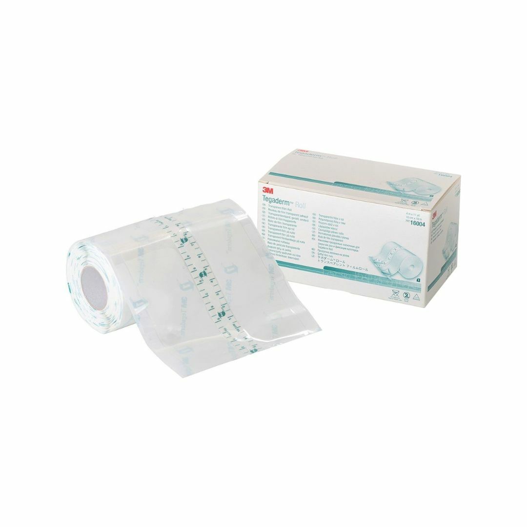 衛生医療用品・救急用品 3M Tegaderm Roll 10cm x 12m 3M™ Tegaderm™ Transparent Film Roll, 16002, 5CM x 10M, 1