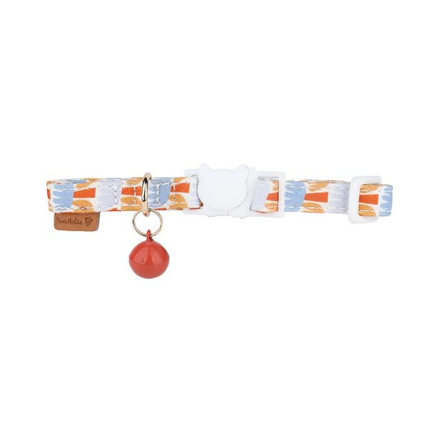 【Pawsholic爪迷 】貓咪鈴鐺安全項圈-鬱金香