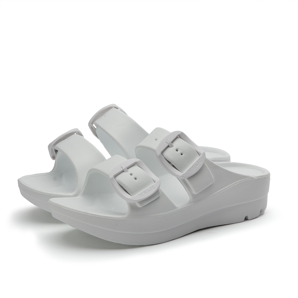 Telic - SiliComfy® 美國減壓彈力拖 - Boise Bliss 鬆糕厚底拖