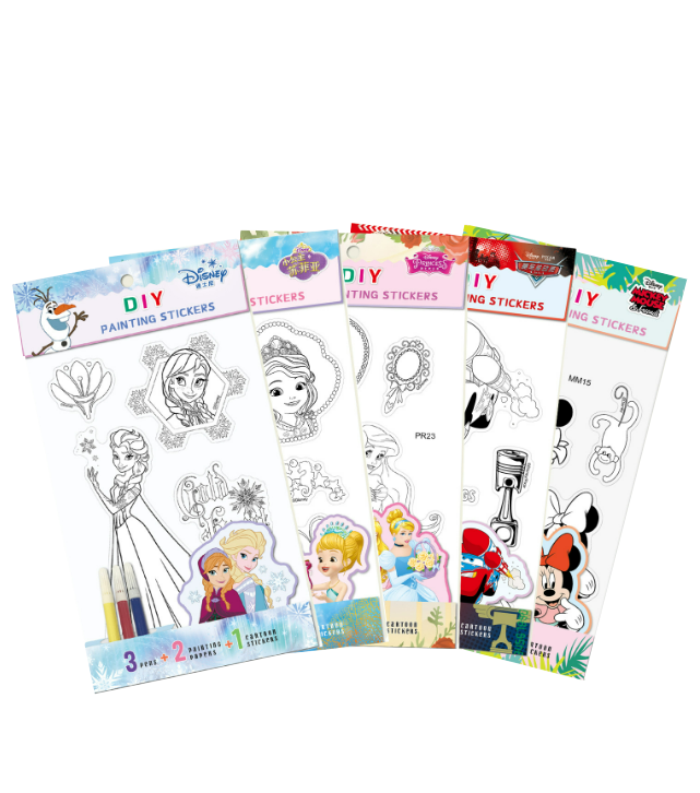 迪士尼卡通兒童繪畫本 61648