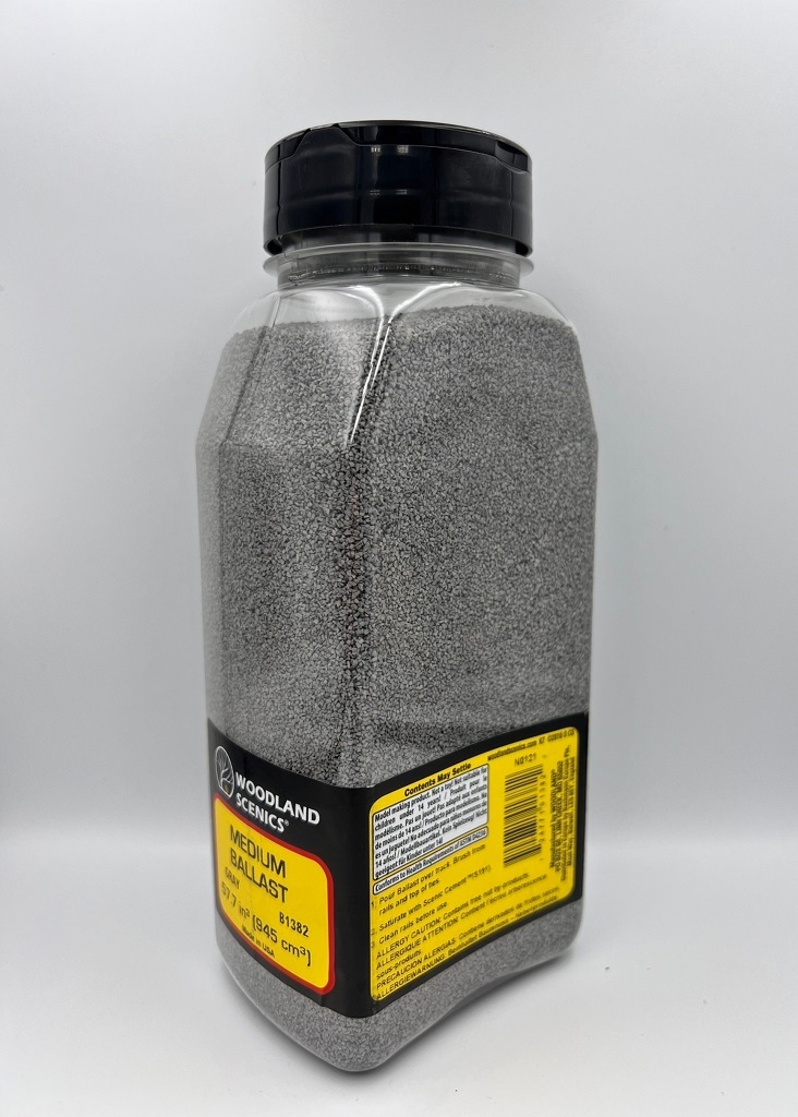 Woodland B1382 Medium Ballast Gray 灰色中道碴