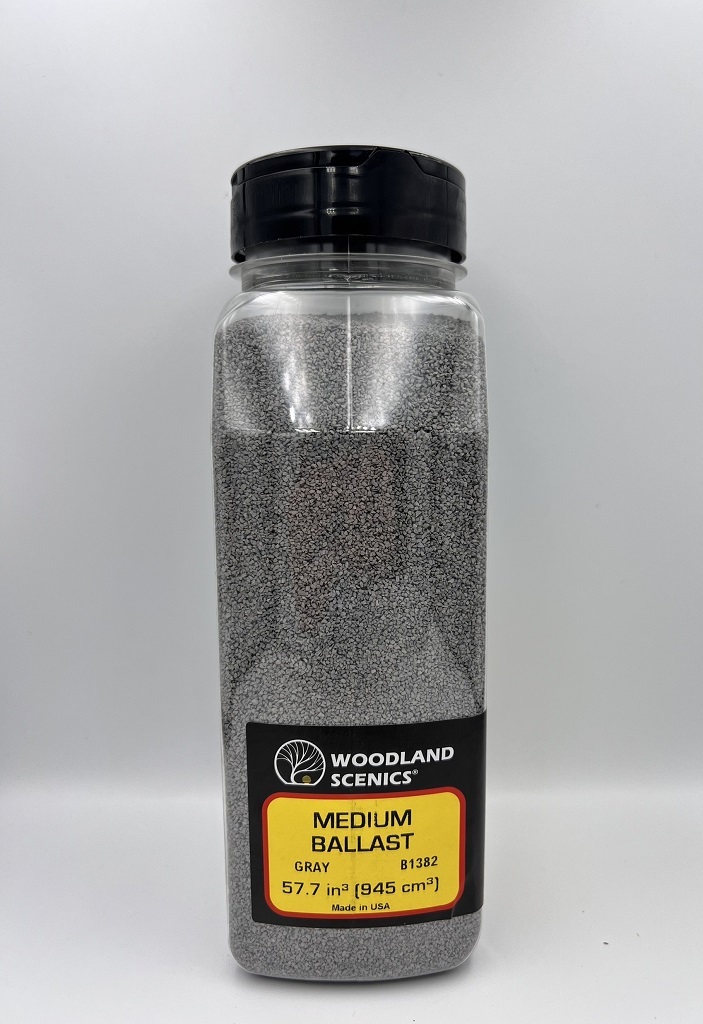 Woodland B1382 Medium Ballast Gray 灰色中道碴