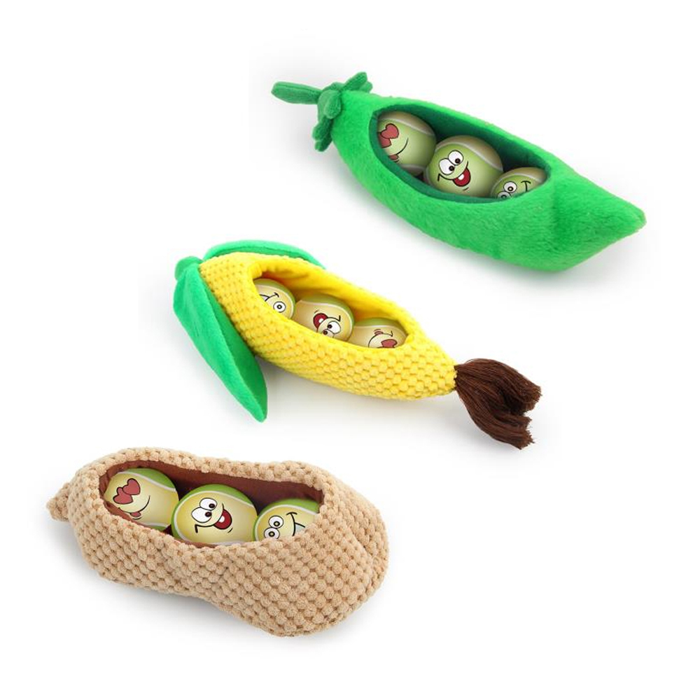 【all for paws】美國AFP犬用玩具 多元球系列 -豌豆球寶/花生球寶/玉米球寶