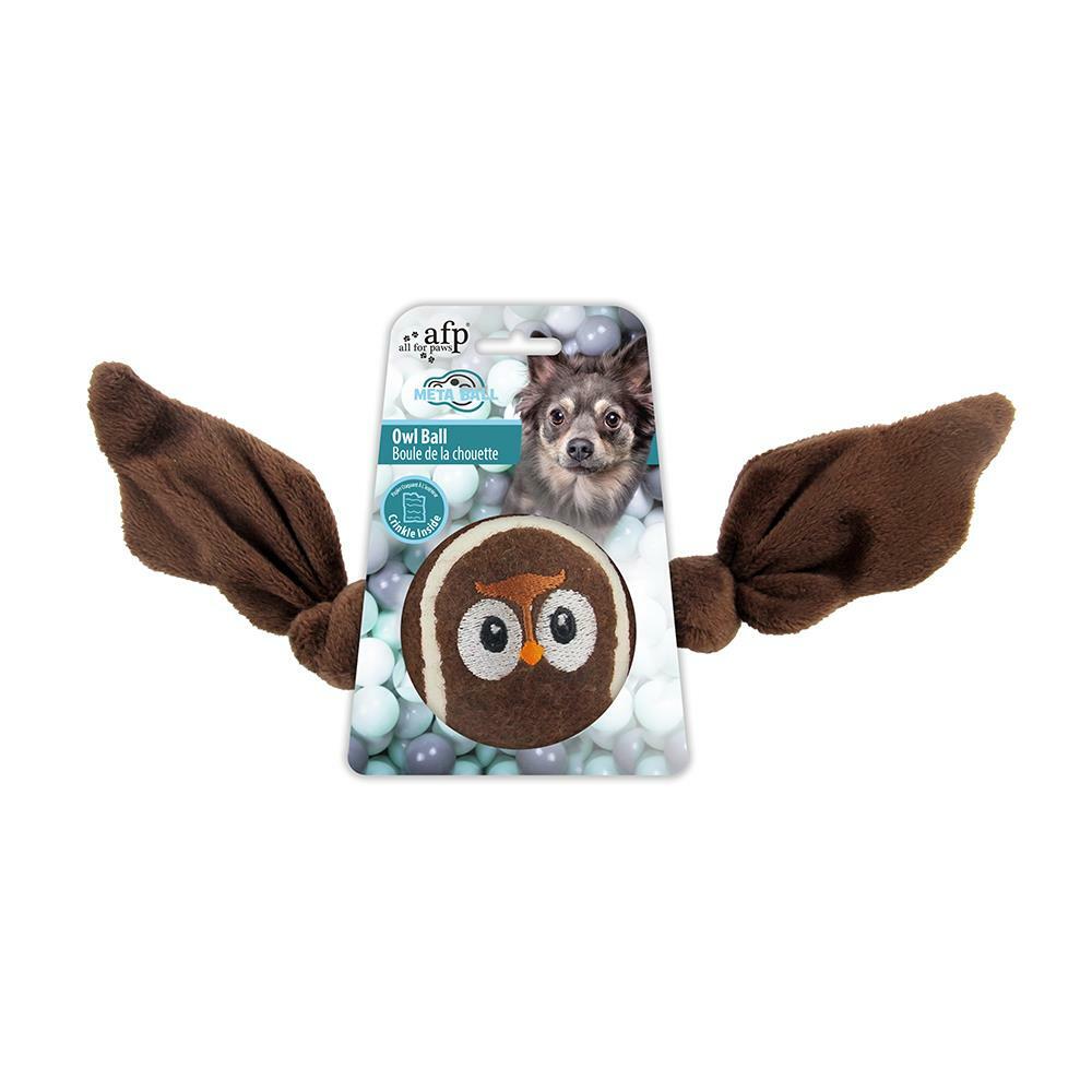 【all for paws】美國AFP犬用玩具 多元球系列 -野鴨球怪/貓頭鷹球怪/企鵝球怪