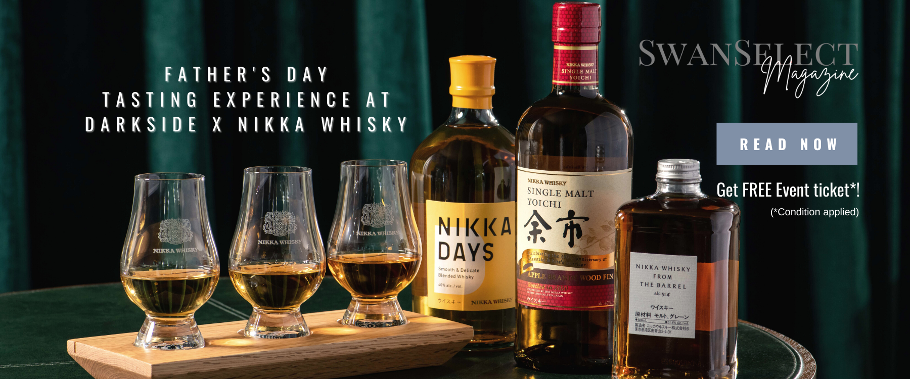 FATHER'S DAY TASTING EXPERIENCE AT DARKSIDE X NIKKA WHISKY