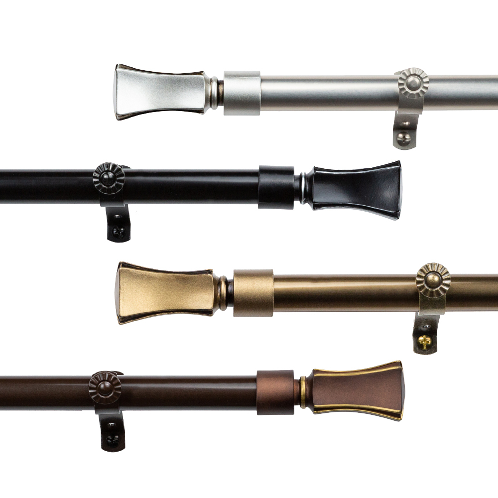 20.7mm│文藝質感│伸縮窗簾桿架│4色2尺寸