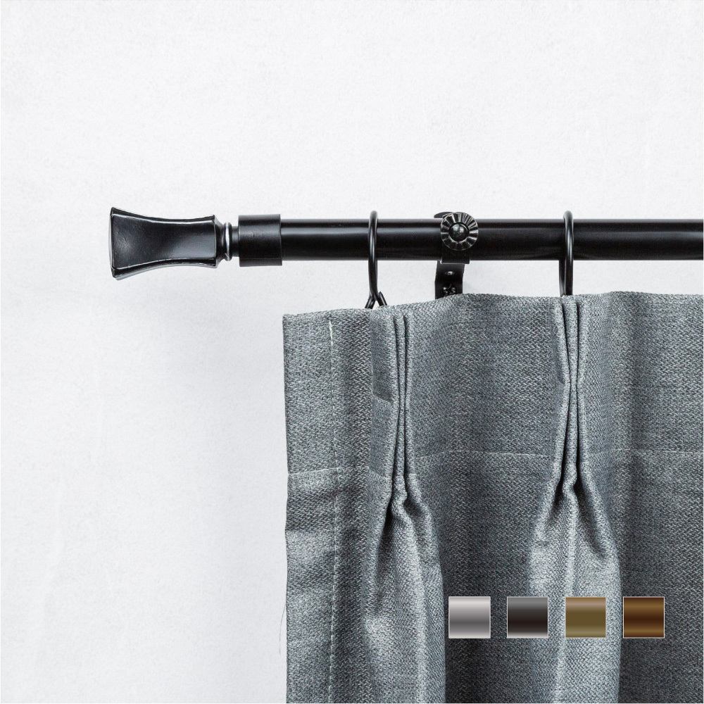 20.7mm│文藝質感│伸縮窗簾桿架│4色2尺寸