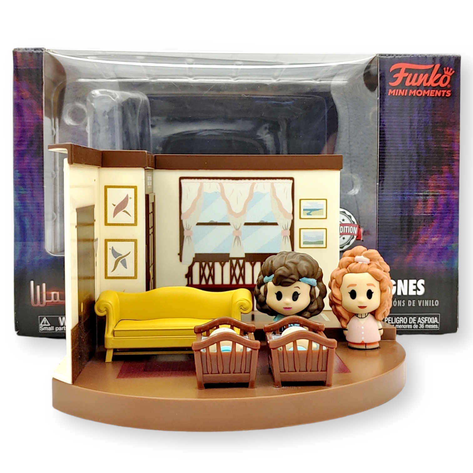 FUNKO POP<溫黛與幻視>溫黛與阿嘉莎(80年代小場景)