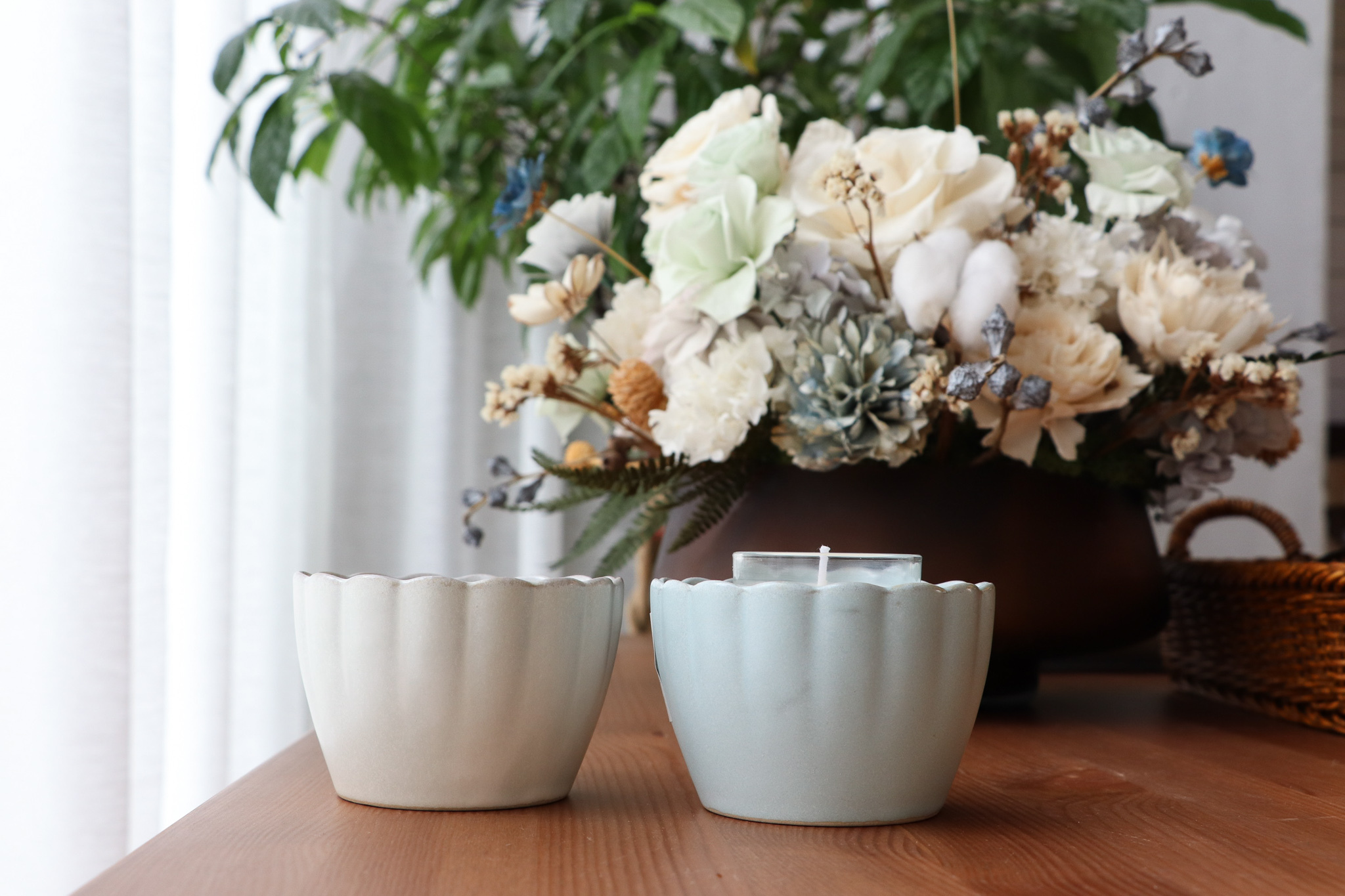 Aito 瀨戶燒 Hana系列 蠟燭杯 小缽