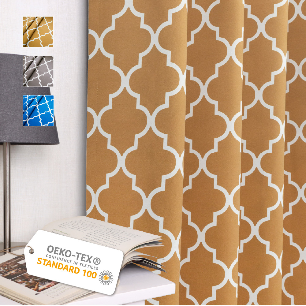 MIT手工│遮光窗簾│半窗落地窗│簡約窗花│打孔│3色