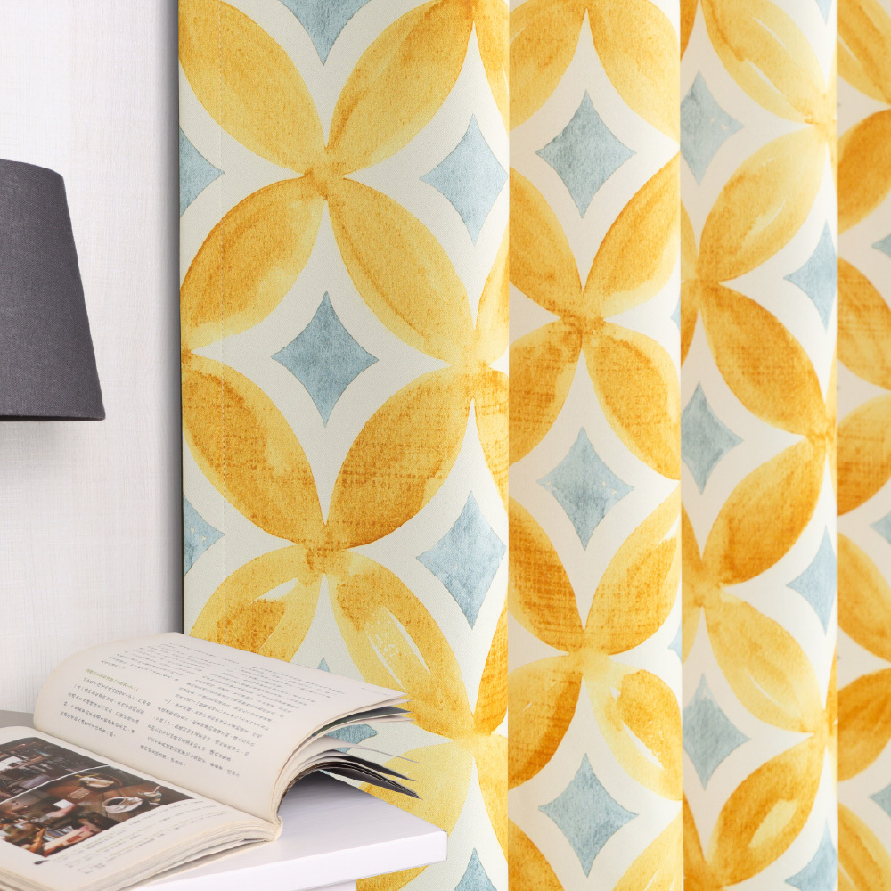 MIT手工│遮光窗簾│半窗落地窗│圓潤金幣│打孔