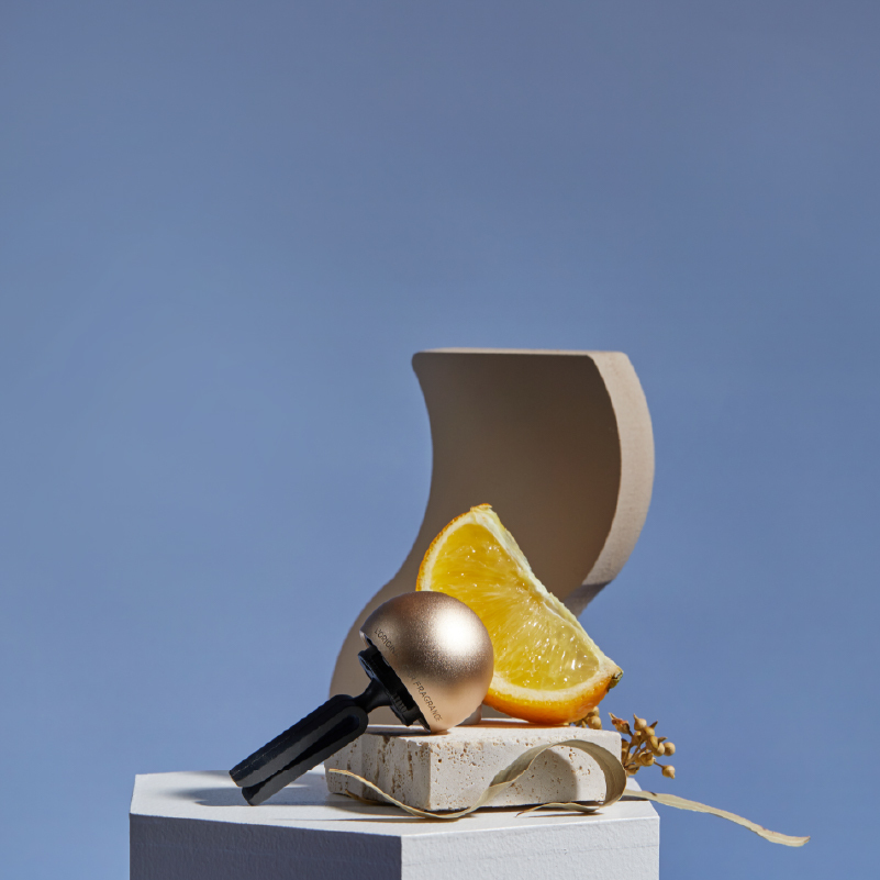 英國 L'Original 精品車用香氛套裝 ｜香檳金｜野柑桔與小蒼蘭