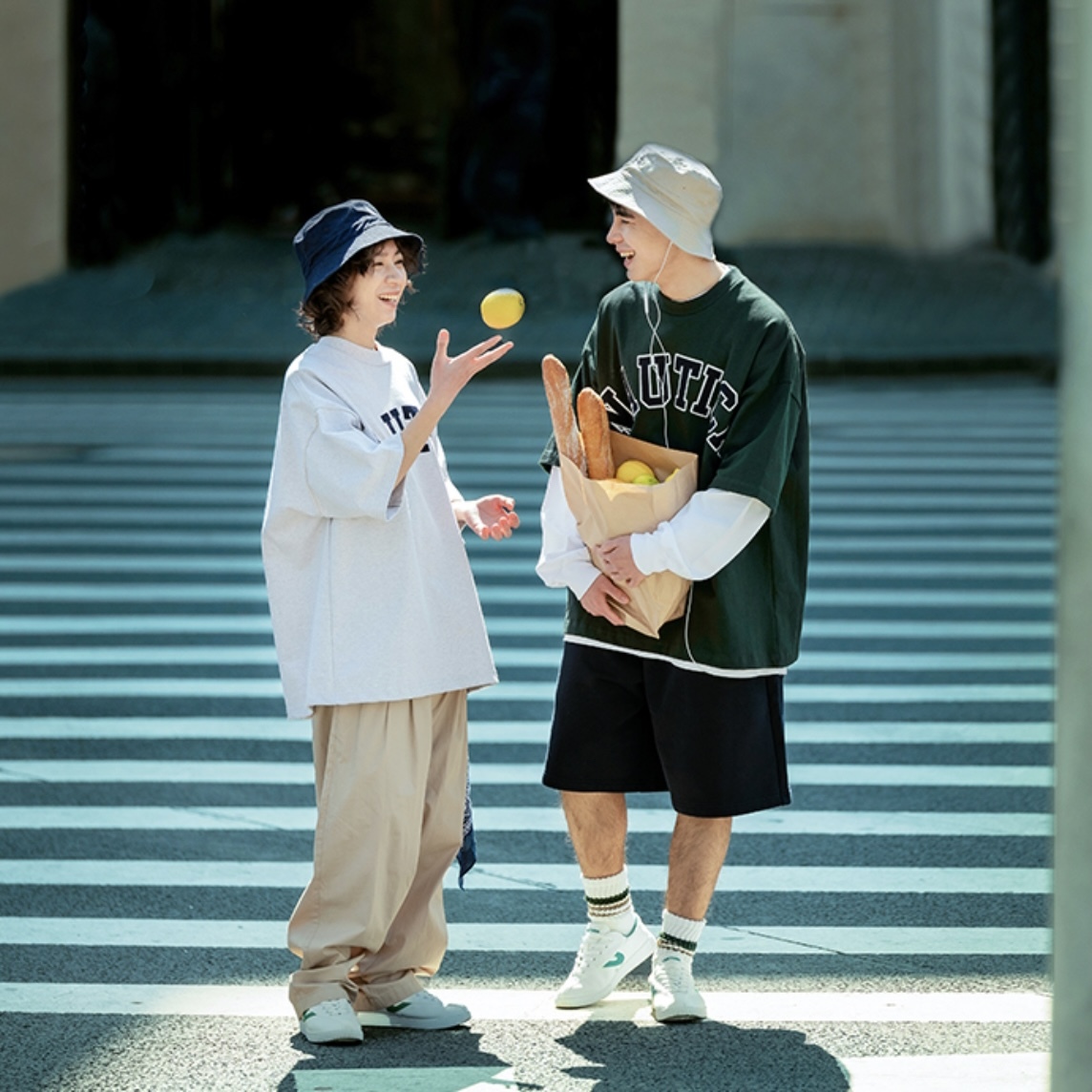 【APAIR】預購 NAUTICA “TOO HEAVY” Arch Logo S/S Tee 寬鬆LOGO Tee (水洗仿舊/純色）