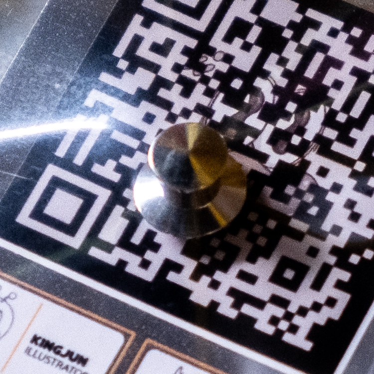 Kingjun｜絕版｜勳章｜病毒花｜橘色