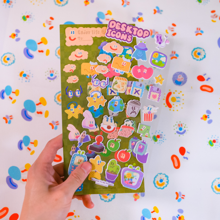 Kingjun｜絕版｜泡泡貼紙