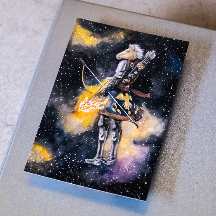 一氏夫婦 Escouple｜明信片｜射手座