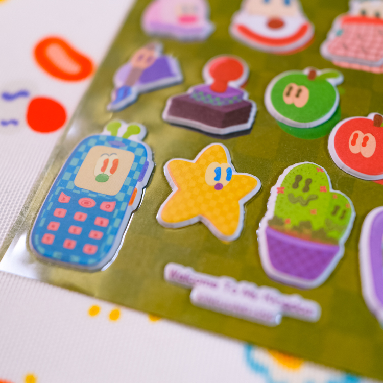 Kingjun｜絕版｜泡泡貼紙