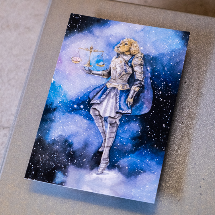 一氏夫婦 Escouple｜明信片｜天秤座