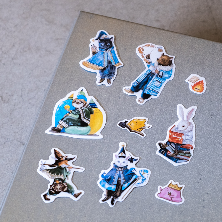 一氏夫婦 Escouple｜貼紙包｜魔法世界 9入