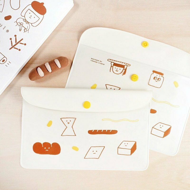 右手超人｜絕版｜文具收納袋｜右手超人愛吃麵包