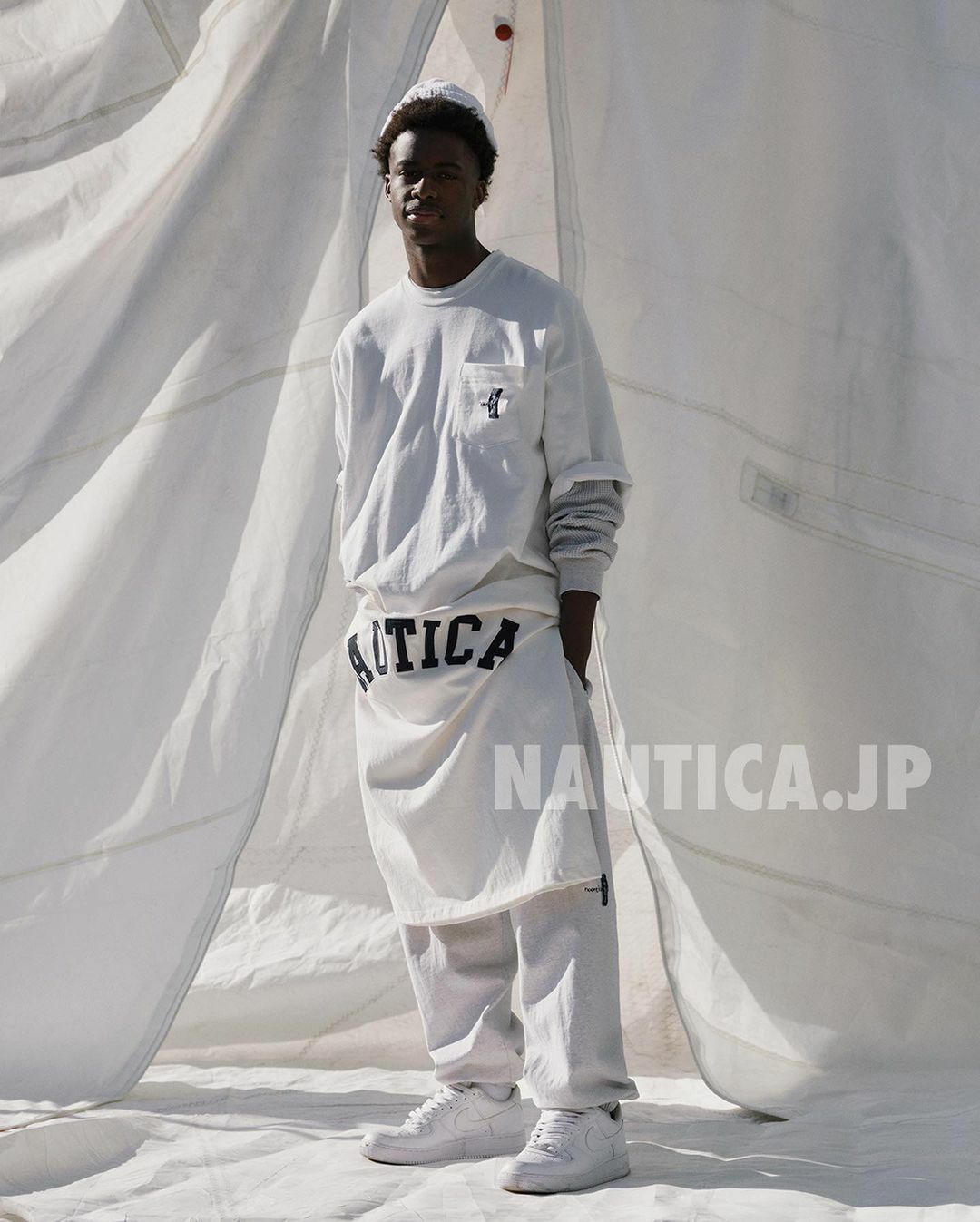 【APAIR】預購 NAUTICA  Pigment Dyed “TOO HEAVY” S/S Pocket Tee 寬鬆口袋T (水洗仿舊/純色）