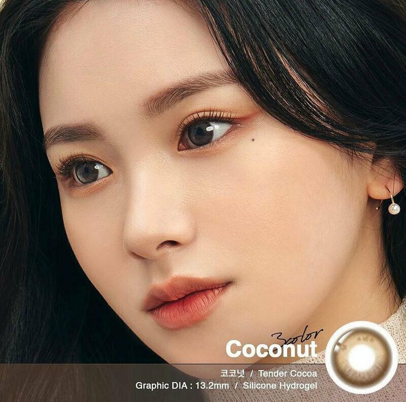 [預訂] Lenstown Coconut 3color 每月拋棄彩妝隱形眼鏡｜每盒2片 ( Tender Cocoa )