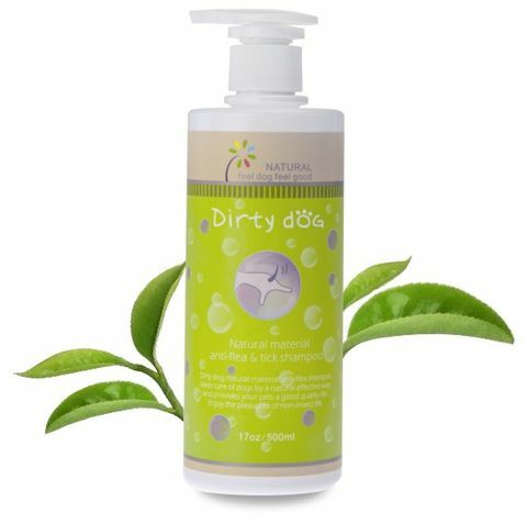 Dirty Dog 純天然除蚤驅蟲洗毛精 (200ml, 500ml)