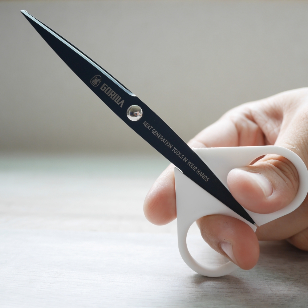 【Gorilla】6吋超耐用不沾膠文具剪刀