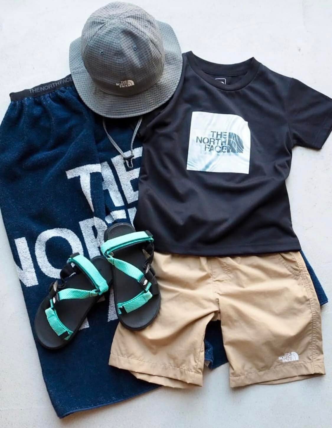 日本TNF兒童浴巾