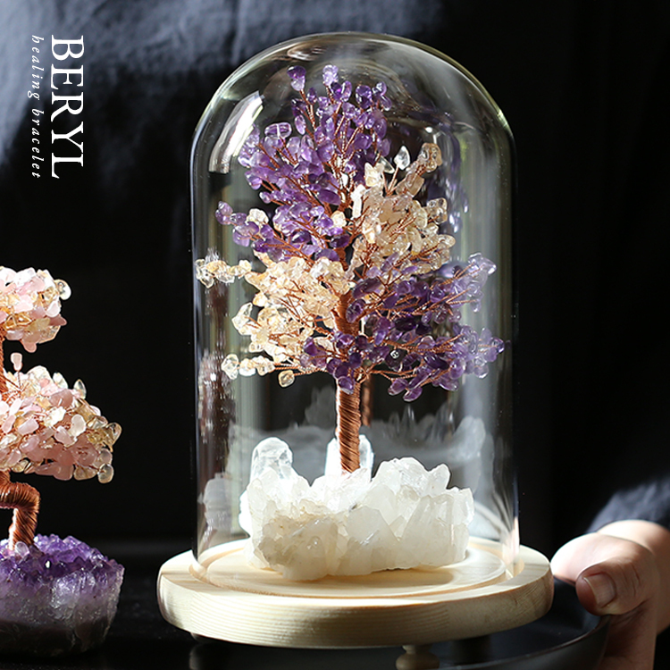 因貴得財｜開運水晶樹（大款）