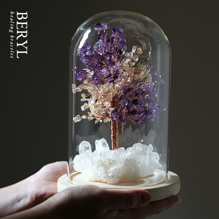 因貴得財｜開運水晶樹（大款）