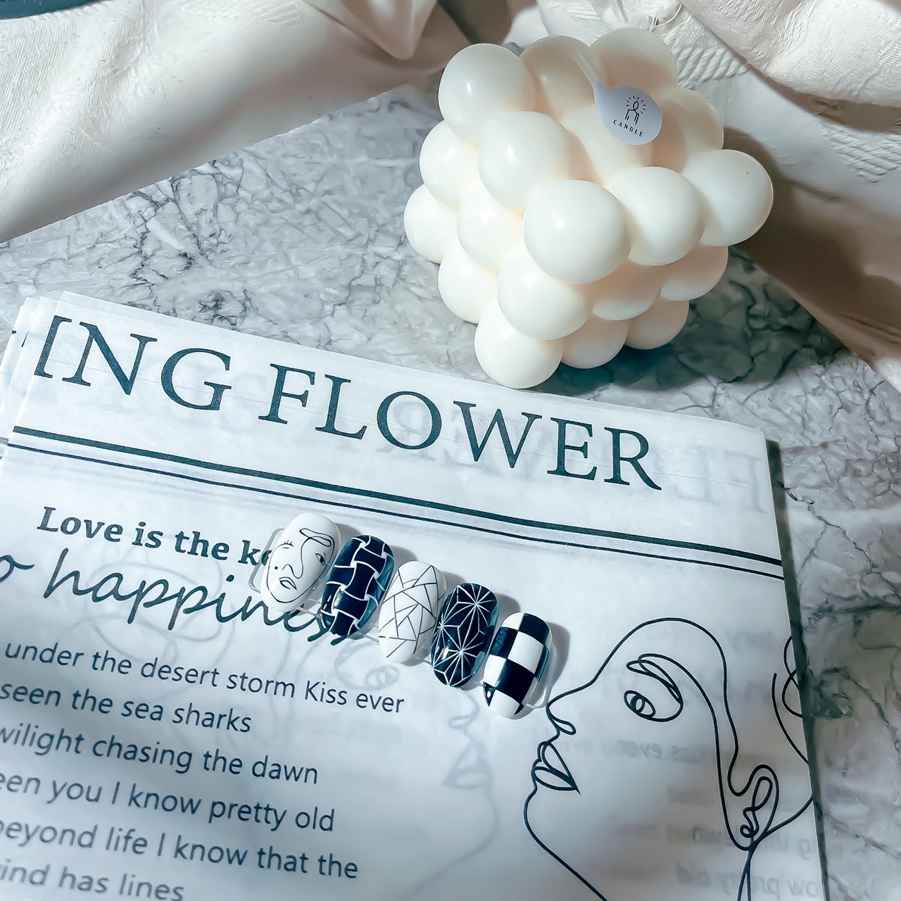 美式英文拍照紙