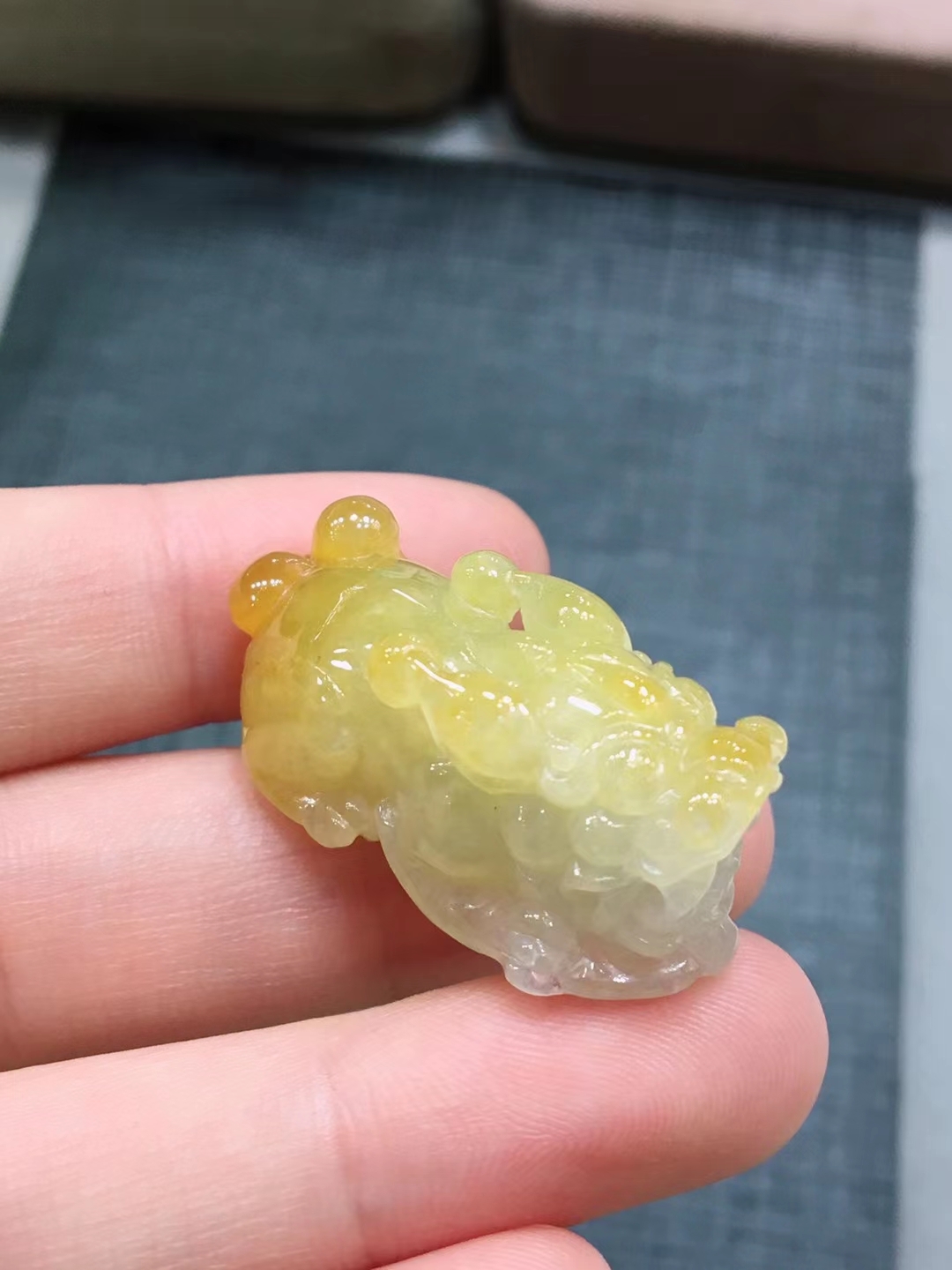 冰黃翡貔貅, 天然翡翠A玉, 緬甸玉, Jade, Jadeite