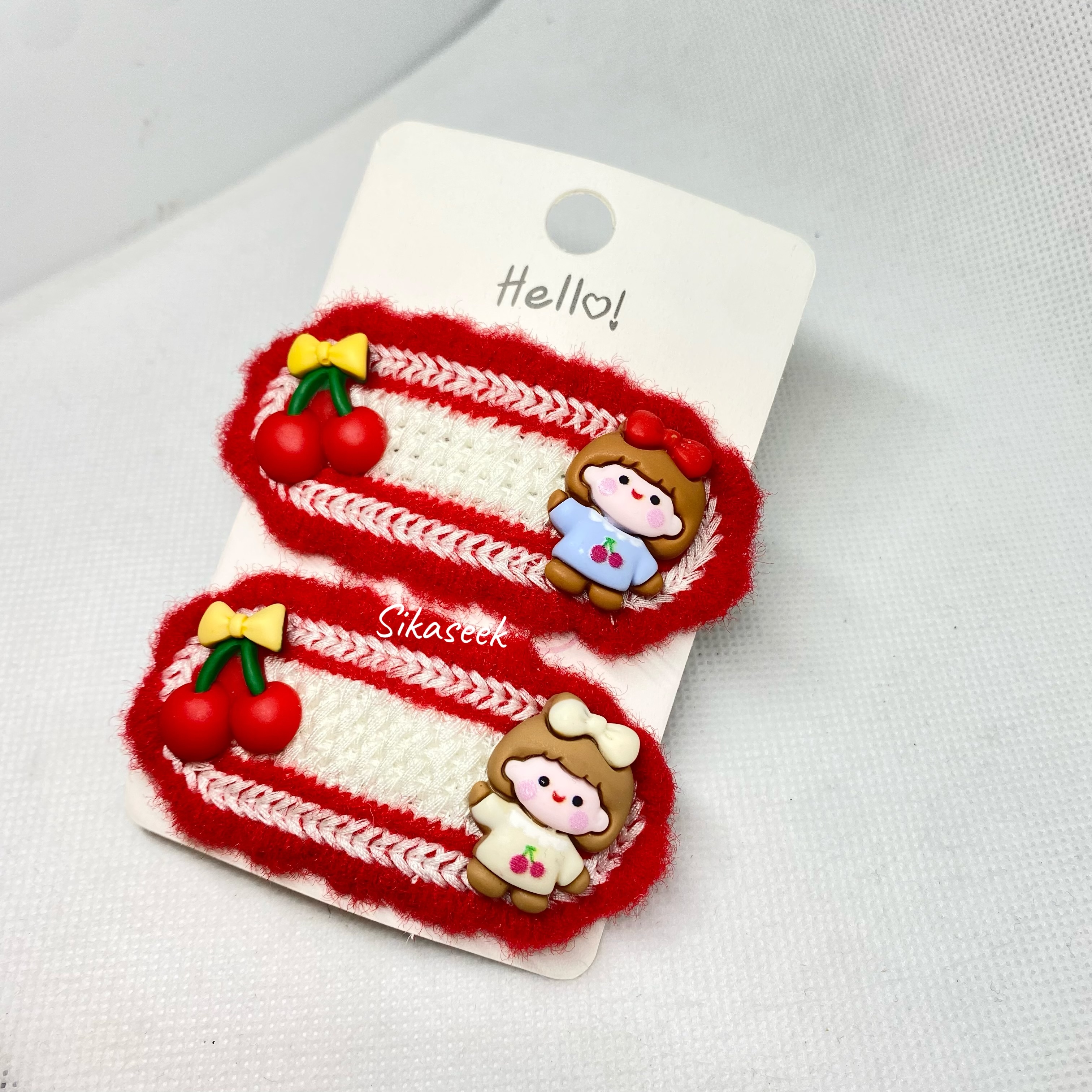 車厘子女孩髮夾