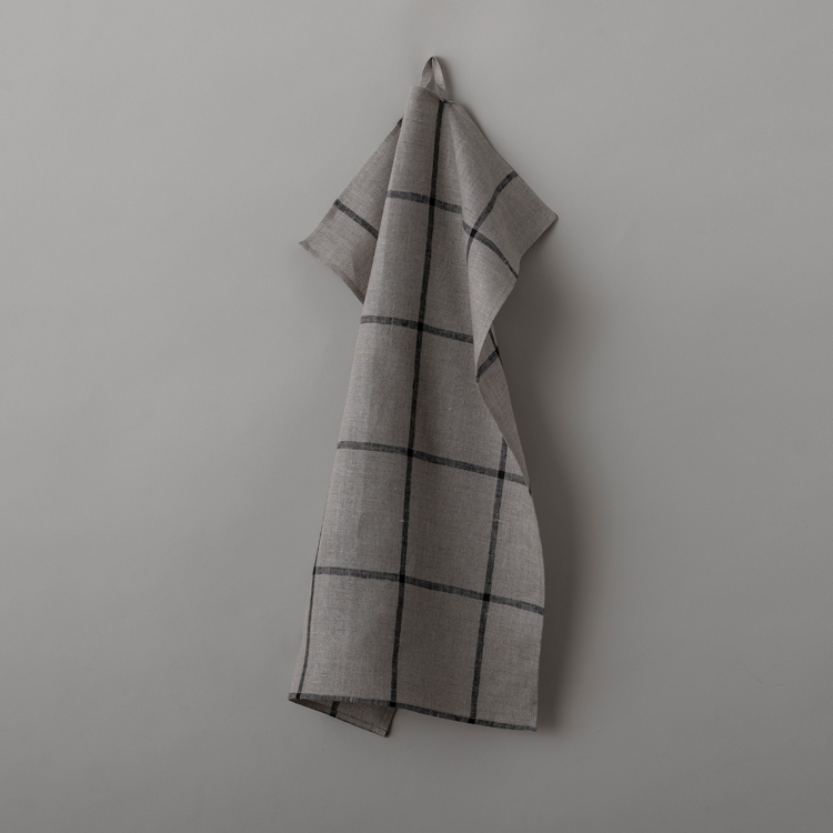 Lino e Lina 方格子非水洗亞麻家事布