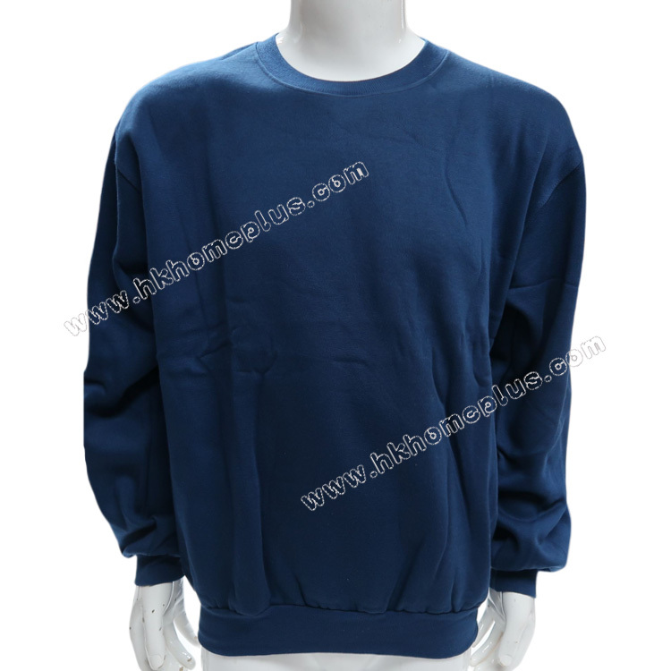 男裝抓毛厚身圓領特大長袖 (S-XL碼)