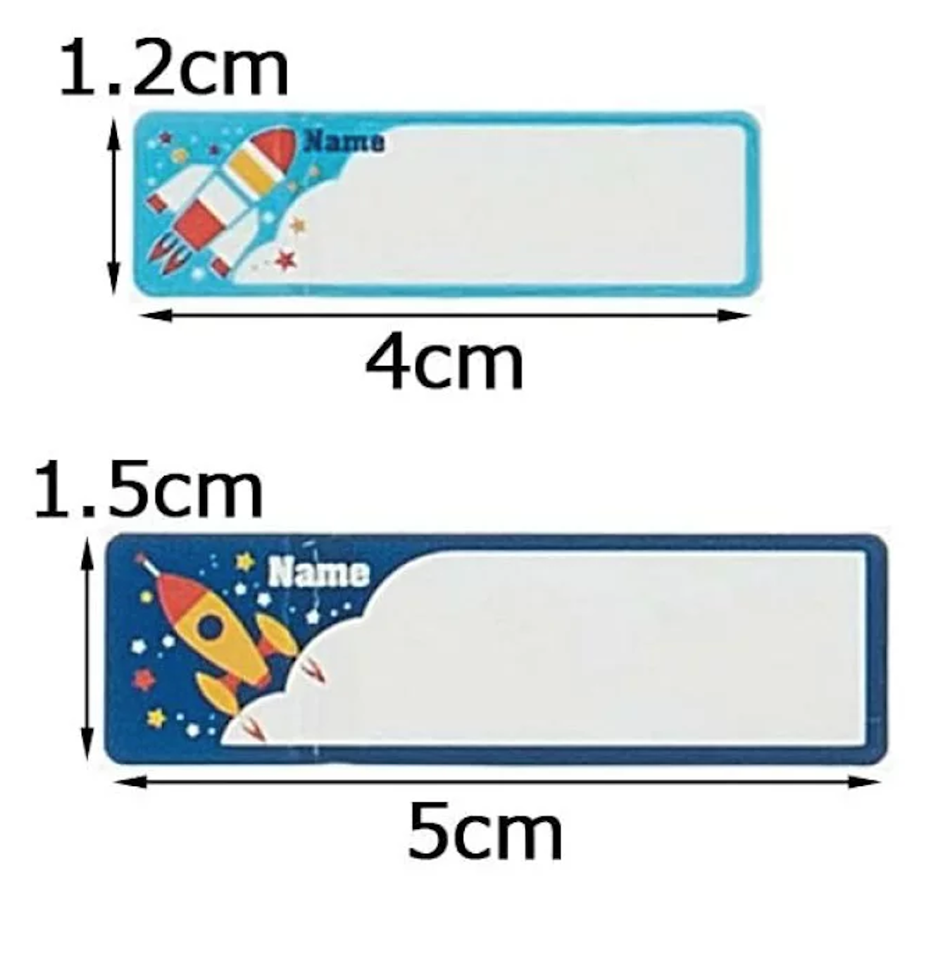 Skater姓名貼紙-火箭