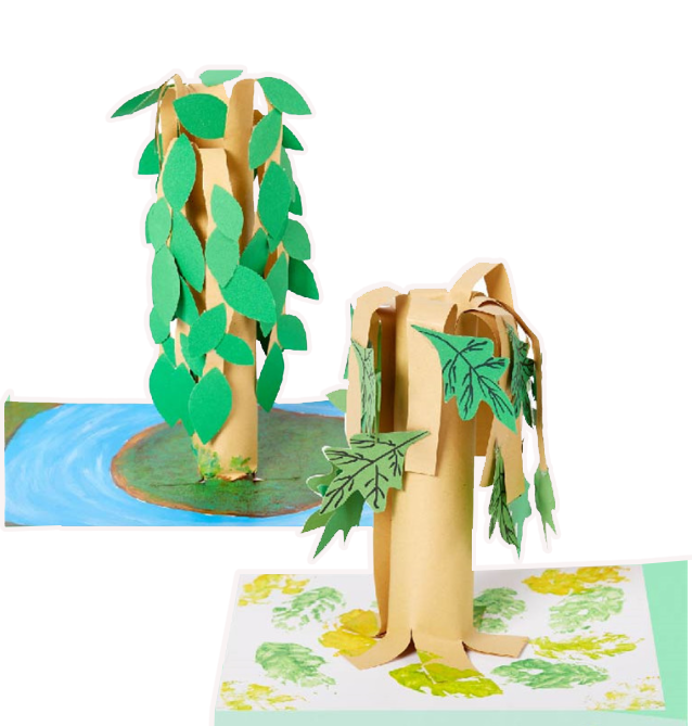 DIY垂楊柳立體貼畫材料包 M1619