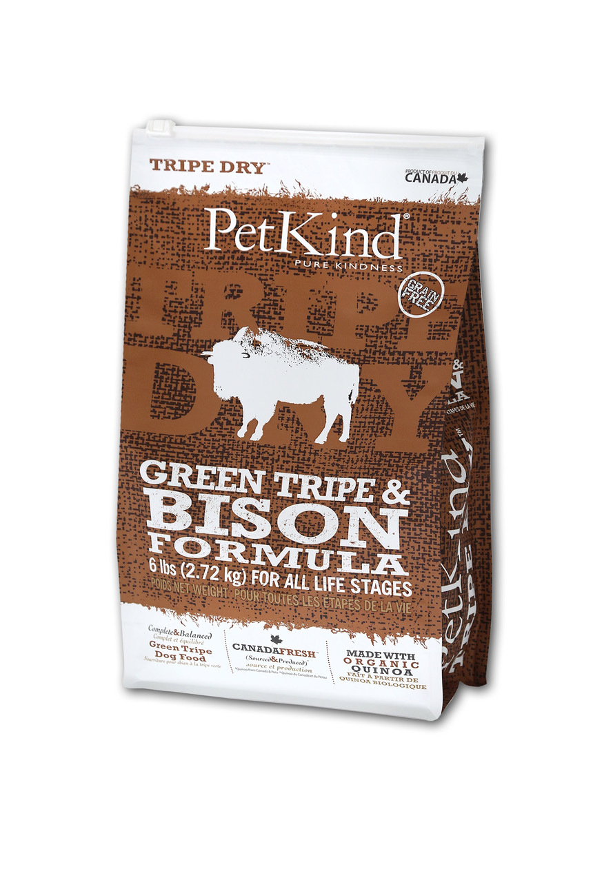 PETKIND TRIPE DRY™  牛及野牛草胃配方(6LB/14LB/25LB)